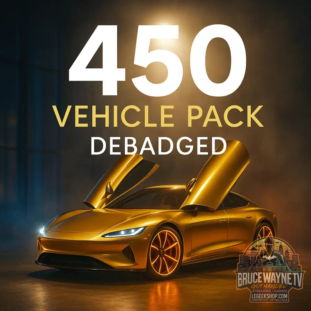Debadged Vehicle Pack | 450+ CARS for FiveM