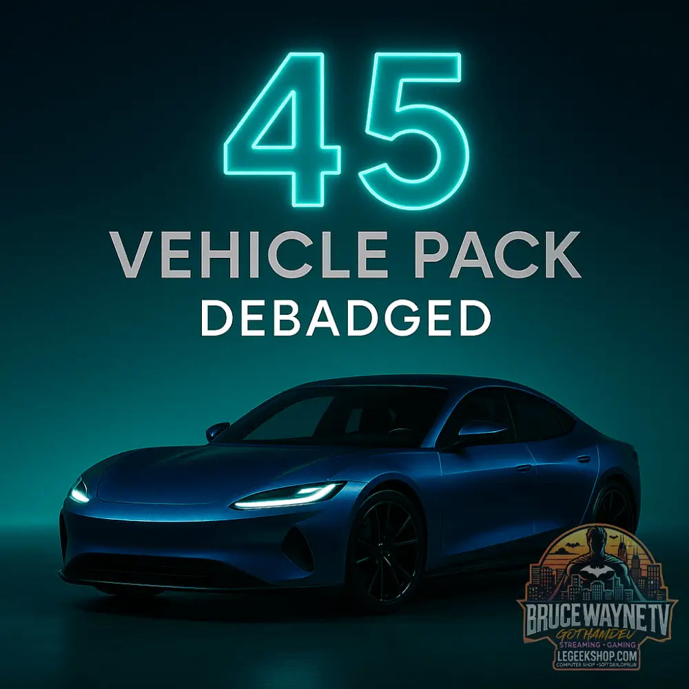 Debadged Vehicle Pack 450+ voitures