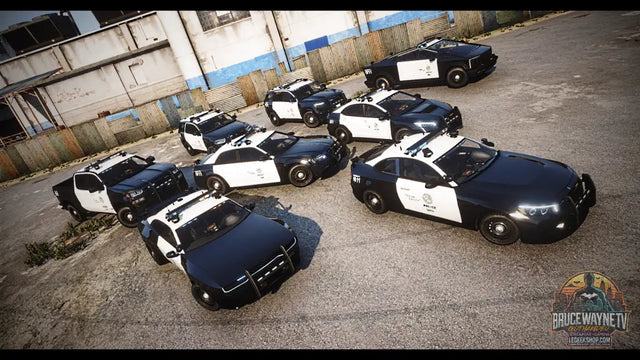 Pack Véhicules Police Lore-Friendly [8 Véhicules] — 8 véhicules détaillés, sons personnali