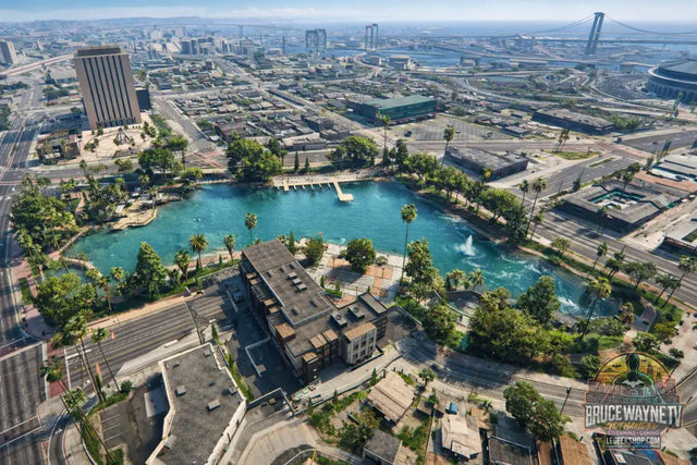 NEW LAKE - Map FiveM Complexe Lac Luxe avec Piscine & Gym