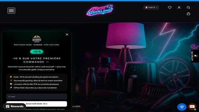 Deal Geekland — bonnes affaires geek