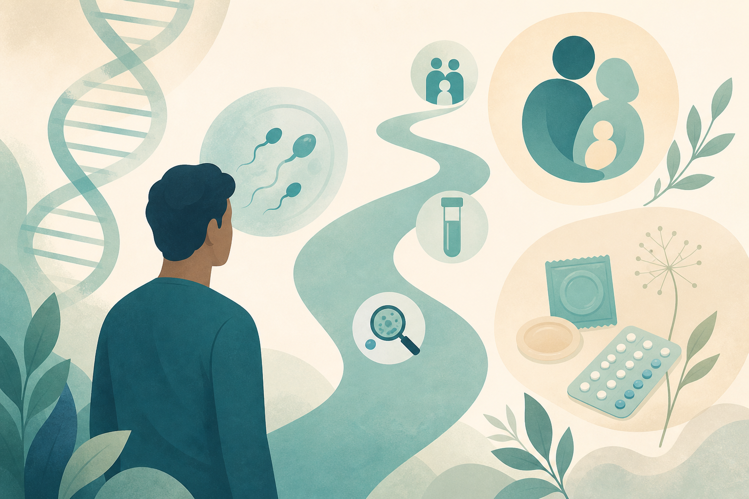 Illustration : Mucoviscidose et fertilité masculine : comprendre l'azoospermie