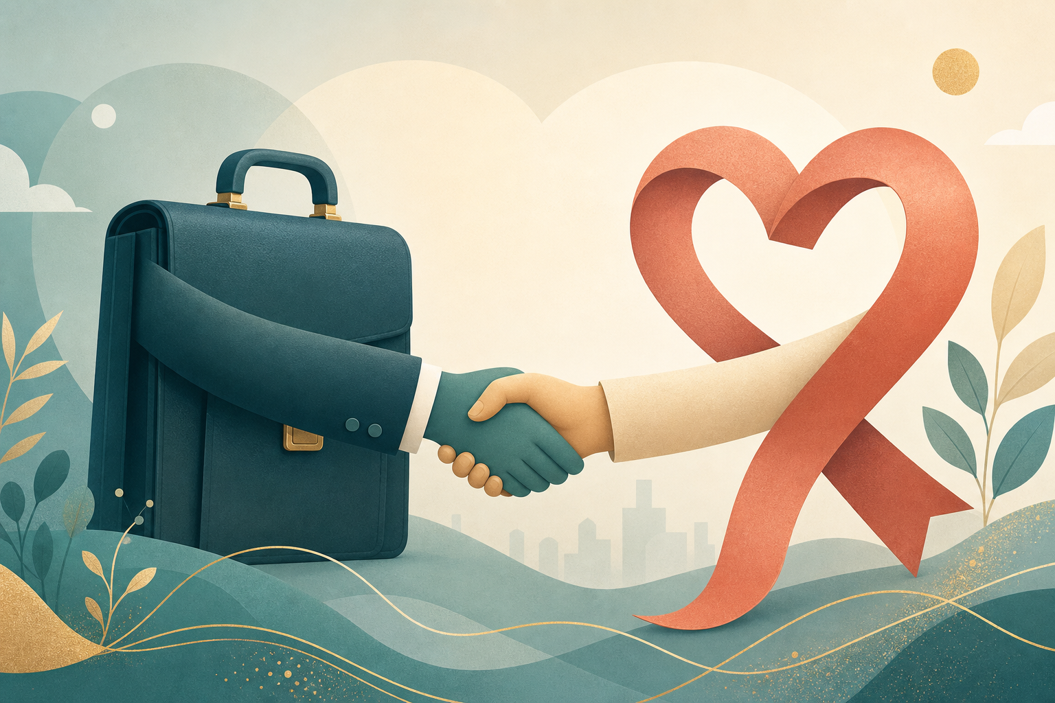 Illustration : Entreprises solidaires : mécénat et partenariat avec notre association
