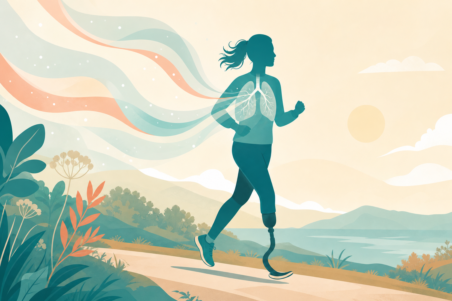 Illustration : Sport et mucoviscidose : activités physiques recommandées