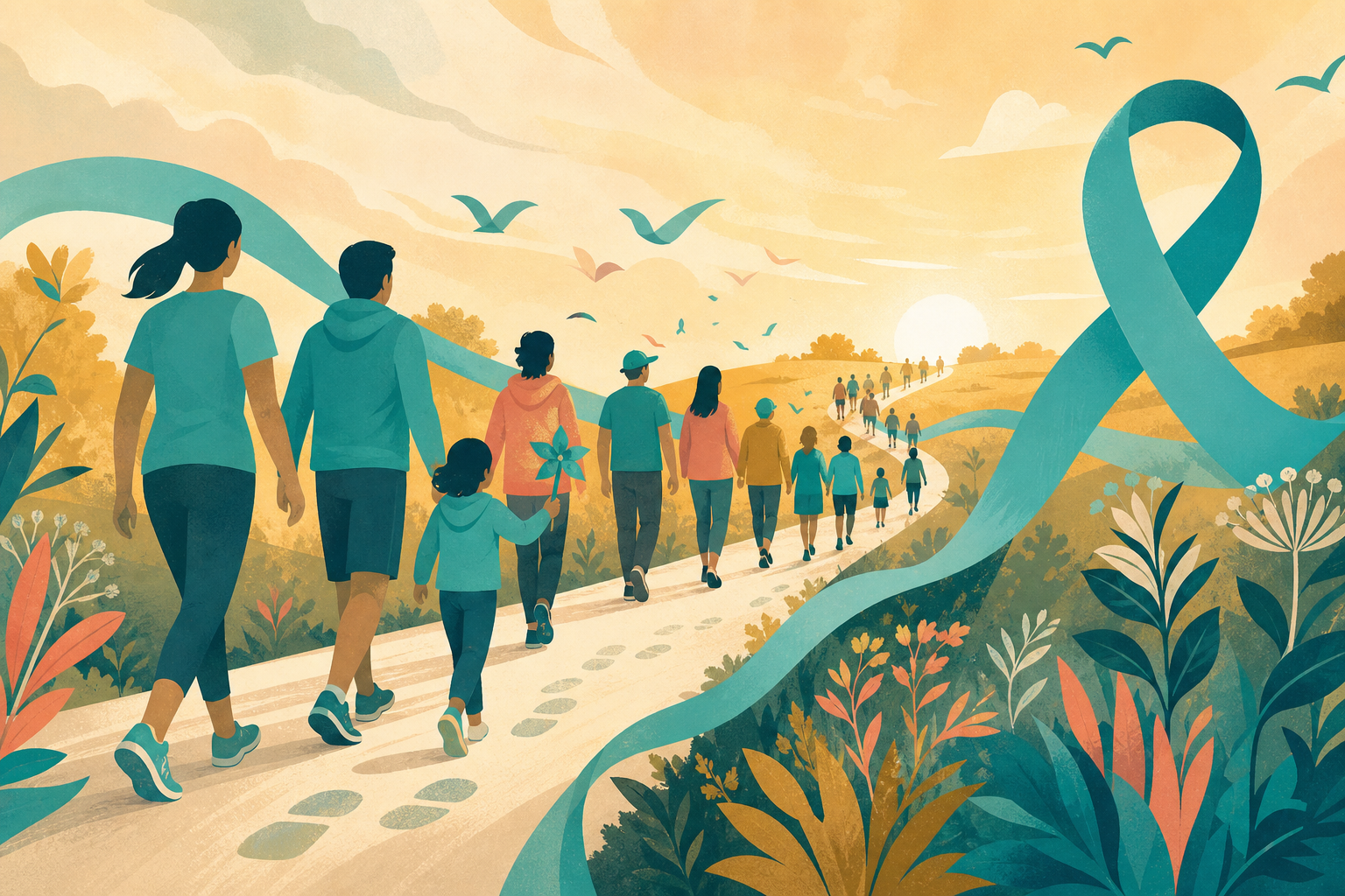 Illustration : Les Virades de l'Espoir : marcher pour donner du souffle